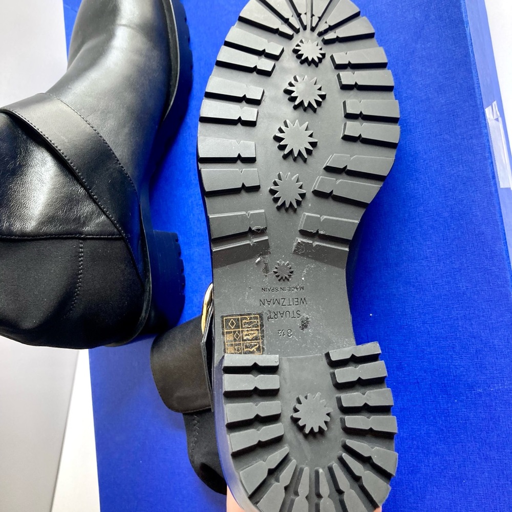 Stuart Weitzman Luxering black leather boots 8.5 - Picture 4 of 12